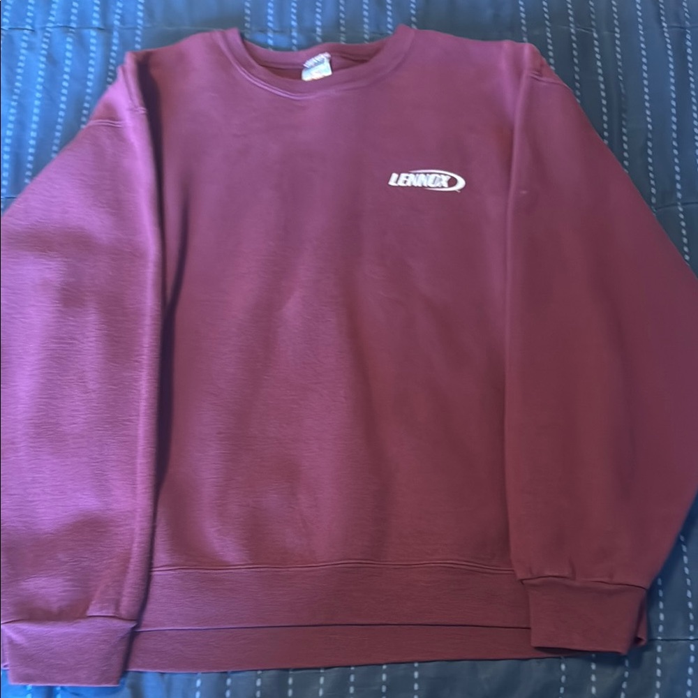 Maroon Work Crewneck